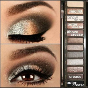great for brown eyes this smokey eye uses urban decay s naked 2 ...