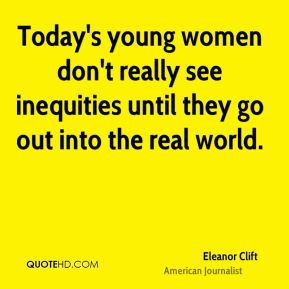 More Eleanor Clift Quotes