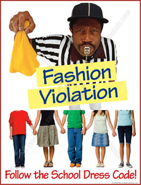 high school dress code violations