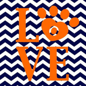 Auburn Tigers Printable / chevron More