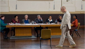 This is the walk of a man who is giving zero fucks about his situation ...