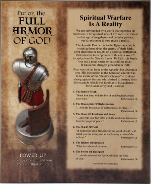 Full Armor of God Plaque - 8
