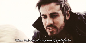 HAD TO BE DONE ouat Emma Swan mcfassynating gif captain hook Captain ...