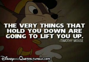Timothy mouse is such a great inspirational Disney character.