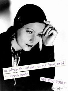 ... greta garbo quotes lead lady pragmatics considerate born september