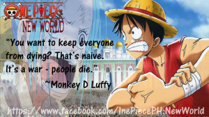 One Piece Luffy Quotes