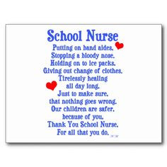 Happy School Nurse Day! Don't forget to take time and say 