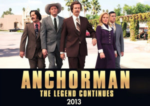 Anchorman 2 Movie Preview Clips! Kristen Wiig Joins the Cast