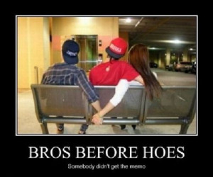 funny pictures #bros before hos #funny demotivational posters # ...