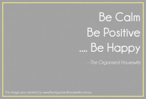 QUOTE OF THE DAY} March 2012 » The Organised Housewife
