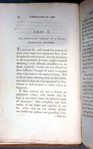 ... Vindication Of The Rights Of Women Quotes A vindication of the rights