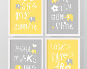 ... , children art print, sunshine baby quotes, nursery print, kids quote