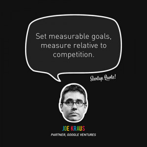 Set measurable goals, measure