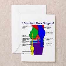 Knee Surgery Gift 12 Greeting Cards (Pk of 20) for