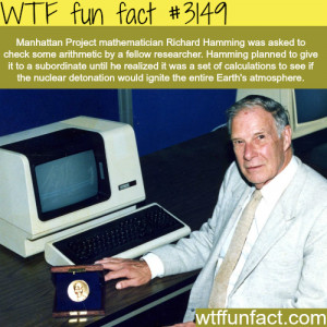 Richard Hamming, the Manhattan Project mathematician - WTF fun facts