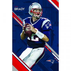 Tom Brady - New England Patriots Football Poster - 22x34