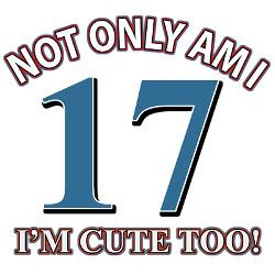 cute_17_year_old_designs_greeting_card.jpg?height=250&width=250 ...