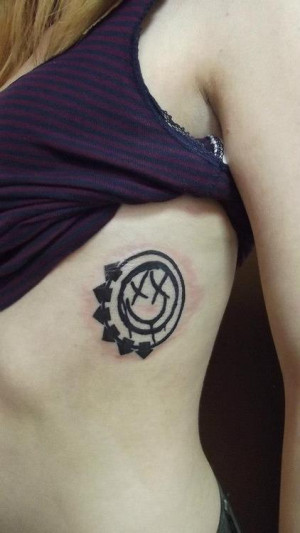 My blink-182 smiley I got back in May before my 19th birthday, waited ...