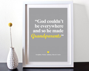 For All Wonderful Grandparents - Quotes with your Personalised canvas ...