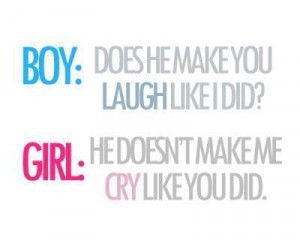 boy, cry, girl, laugh, quotes, text