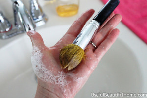 Keep wetting and swirling until you have a soapy lather. You may need ...