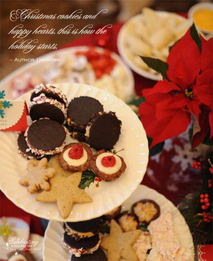 Christmas cookies and happy hearts, this is how the holiday starts ...