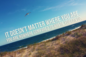 quotes about life it doesnt matter where you are Quotes about Life ...