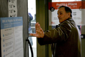CHICAGO MAYOR DALEY VOTES IN GENERAL ELECTION