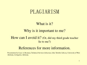For Students- Plagiarism by LisaB1982