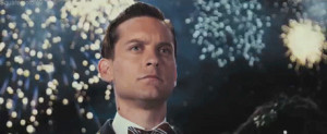 gatsby party, tobey maguire, nick carraway, the great gatsby