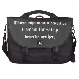 BEN FRANKLIN QUOTE COMMUTER BAGS