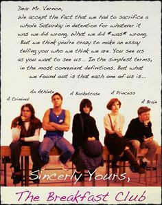 ... Quotes, 80'S Films, Quotes Breakfast Club, 80S Movie Quotes, Breakfast