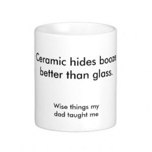 father's day funny gag gifts, passed on wisdom mug