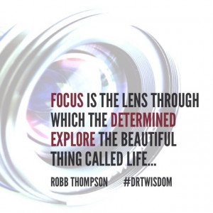 The power of focus...