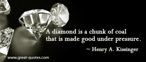 Diamond:Coal Quote