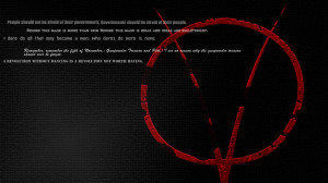 Hope you like this V for Vendetta background in high resolution as ...