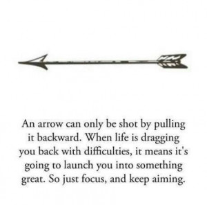 Struggle- arrow analogy
