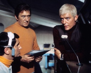 ... george sewell characters cmdr ed straker still of ed bishop and george