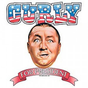 Three Stooges – Curly For President – T-Shirt