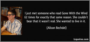 just met someone who read Gone With the Wind 62 times for exactly ...