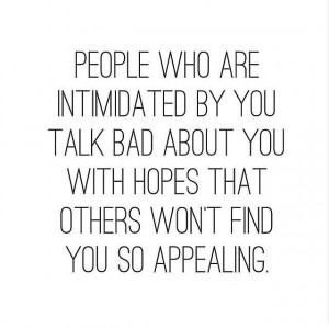 i don't talk bad about you on the internet