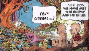 Pogo's message for the original Earth Day, April 22, 1970