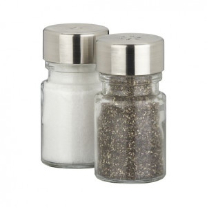 Set of 2 Harrison Salt and Pepper Shakers in Salt & Pepper | Crate and ...