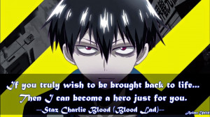 Charlie Staz Blood (Blood Lad) quotes