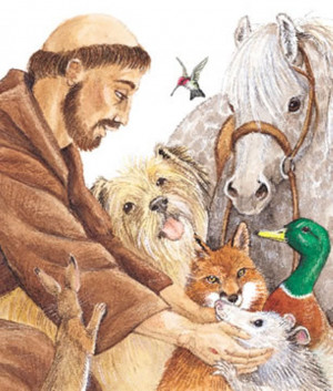 saint francis of assisi is an inspiration to the love of all animals ...