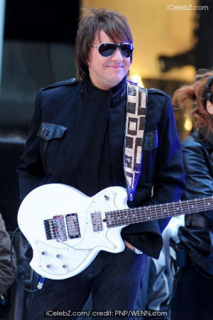 Bon Jovi performing live at the Rockefeller Center as part of the ...