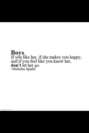 Boys, don't let her go