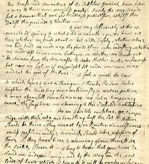 ... from Abigail Adams to husband John re: the Declaration of Independence