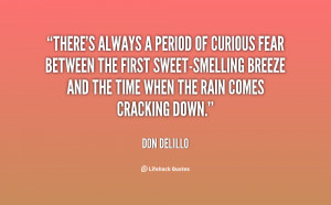 quote Don DeLillo theres always a period of curious fear 40170 png