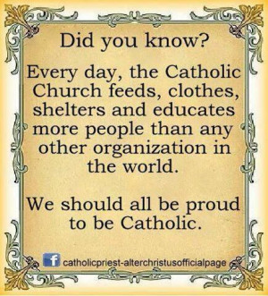 so proud to be a devoted catholic